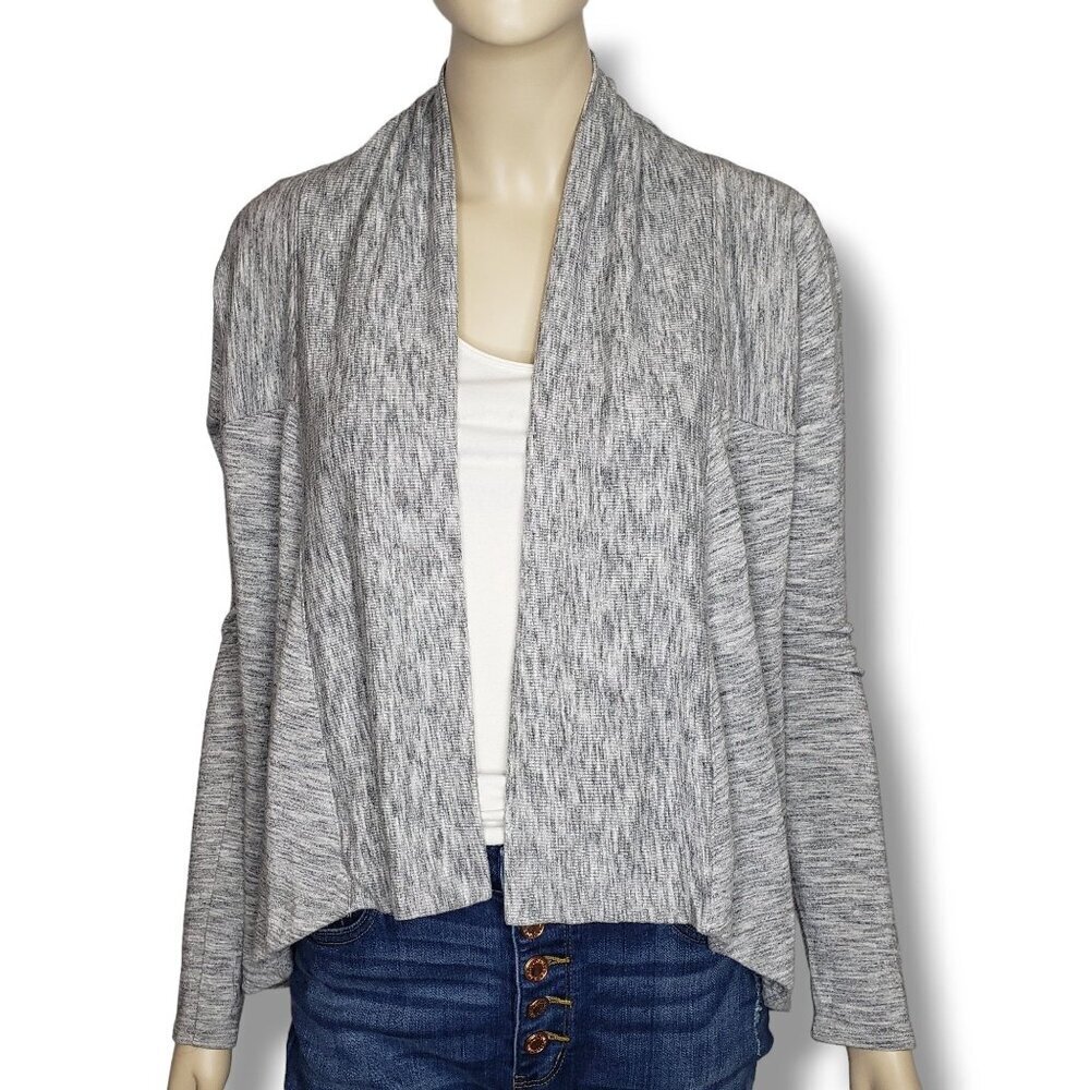 Athleta Nirvana‎ Wear Two Ways Wrap Womens Small Grey Cardigan Sweater